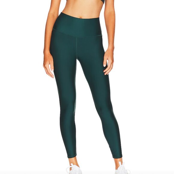ALO 7/8 HIGH-WAIST AIRLIFT LEGGING - MIDNIGHT GREEN - Picture 3 of 5